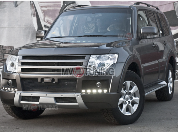 Бампер передний (в сборе) "Broomer Design" для Mitsubishi Pajero 4 (2006-2015) купить недорого с доставкой в Иваново