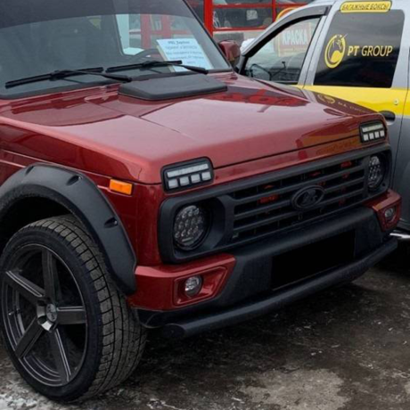 Бампер передний "Urban" под ПТФ для L@DA 4x4 Urban купить недорого с доставкой в Иваново