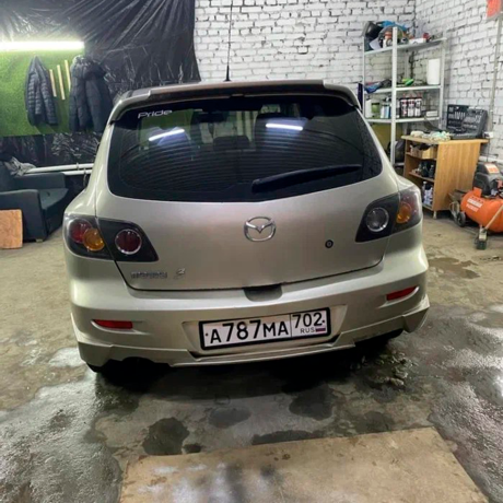 Накладка (юбка) на задний бампер для Mazda 3, хэтчбэк (2003-2009) купить недорого с доставкой в Иваново