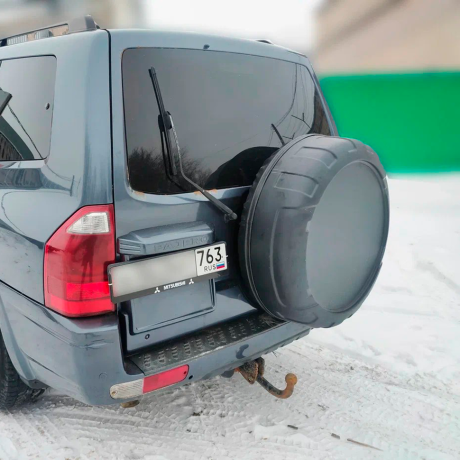 Колпак запасного колеса (Абс шагрень, закрытый) для Mitsubishi Pajero 3 купить недорого с доставкой в Иваново