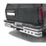 Защита заднего бампера «Уголки двойные» (d63,5) для Chevrolet Tahoe (1994-1999)(Окрашенное) купить недорого с доставкой в Иваново