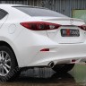 Диффузор заднего бампера var №2 (с килями) для Mazda 3 (2013-н.в.) купить недорого с доставкой в Иваново